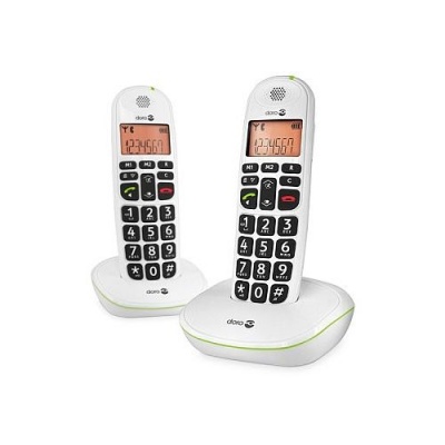 Doro PhoneEasy 100w Cordless Amplified Telephone Dual Pack
