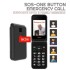 TTfone TT760 4G Big Button Amplified Flip Phone with SOS Button (Black)