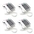 Geemarc Amplipower 50 White Amplified Telephone (Pack of 4)