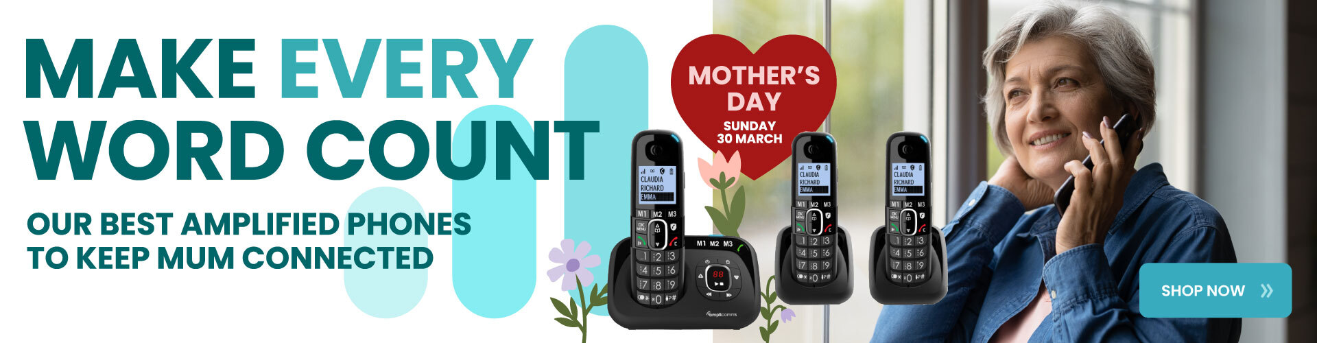 Amplified Phones for Mother's Day