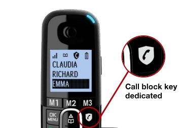 Say goodbye to unwanted phone calls Put A Stop To Unwanted Caller With The Touch of a Button