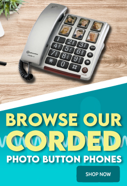 Browse Our Corded Photo Button Phones