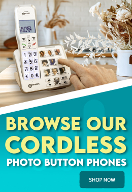 Browse Our Cordless Photo Button Phones