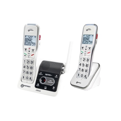 Geemarc AmpliDECT 595 Ultra Low Energy Amplified Cordless Phone with Extra Cordless Handset