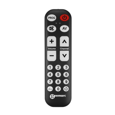 Geemarc Easy TV1 Universal Big Button TV Remote