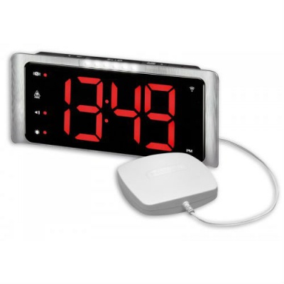 Amplicomms TCL 410 Extra-Loud Alarm Clock with Vibrating Pillow Pad