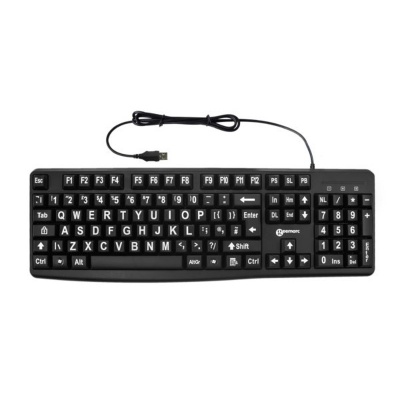 Geemarc Low Vision Keyboard with Large Black Keys