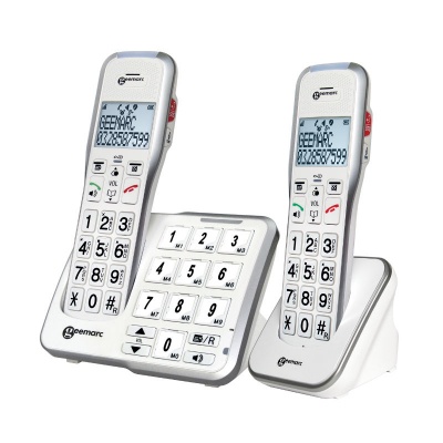 Geemarc AmpliDECT 595 Amplified Cordless Phone Twin Set