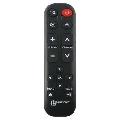 Geemarc Easy TV15 TV Remote with 15 Buttons