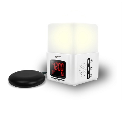 Geemarc Wake 'n' Shake Light Vibrating Alarm Clock with Lamp