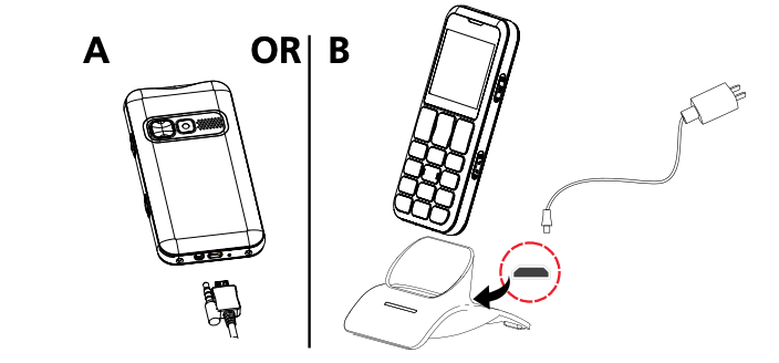 Charging the Swissvoice B24 Mobile Phone Charging the Swissvoice B24 Mobile Phone