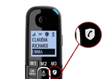Hang up on unwanted calls with a button that blocks them from calling you ever again! BLock Spam Calls Sales Calls Unwanted Call with Amplicomms Number Blocker