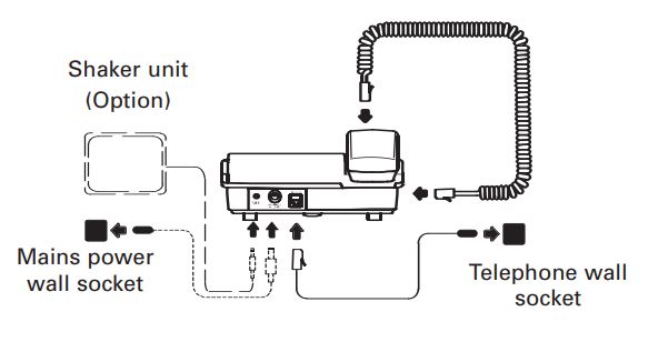 Components of the amplified telephone