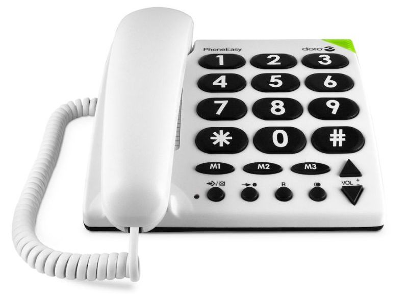 Doro 311c PhoneEasy Big Button Corded Telephone Doro 311c PhoneEasy Big Button Corded Telephone