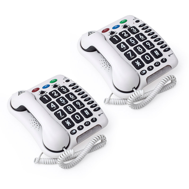 Geemarc CL100V2 Phone (Pack of 2) AmplifiedTelephones.co.uk