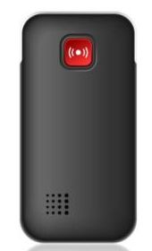 SOS button of the Geemarc Cl8500 Mobile Clamshell Amplified Phone SOS button of the Geemarc Cl8500 Mobile Clamshell Amplified Phone