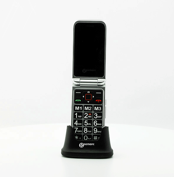 360° view of the Geemarc CL8500 Amplified Mobile Clamshell Phone Geemarc CL8500 360° View