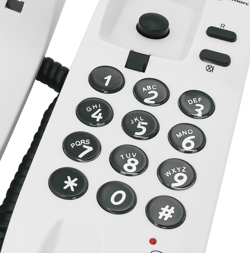 Variety of enlarged practical buttons for optimal use Variety of enlarged practical buttons for optimal use