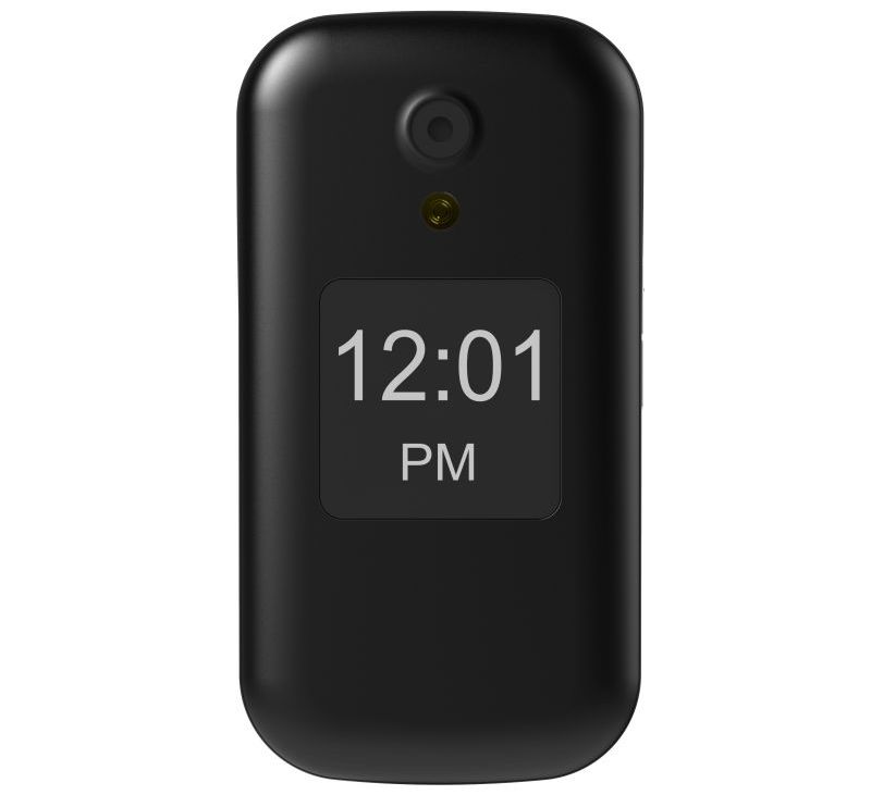 Outside Display of the D28 Clamshell Mobile Phone Outer Display of the D28 Clamshell Mobile Phone