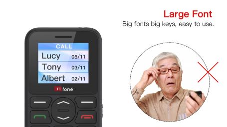 TT190 mobile phone large font TT190 mobile phone large font