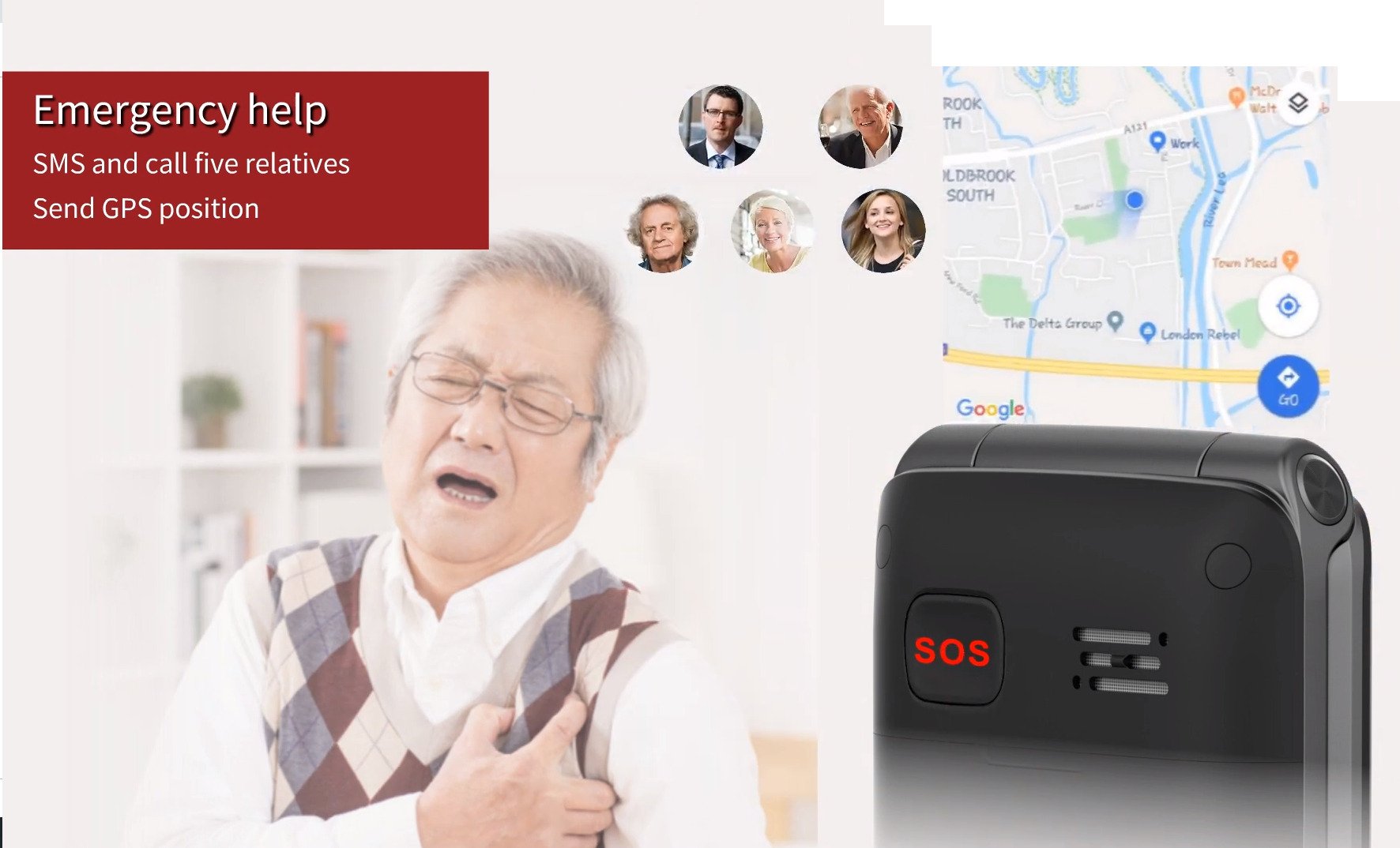 TT950 SOS button and GPS alert TT950 SOS button and GPS alert