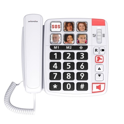 Swissvoice Xtra 1110 Amplified Corded Telephone with Photo Buttons