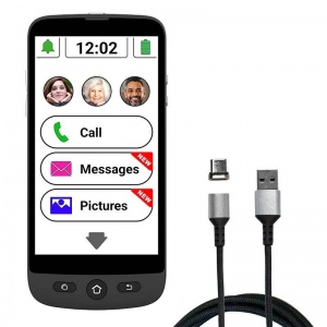 Swissvoice S510-M Simple Amplified Smartphone with SOS Button for Seniors