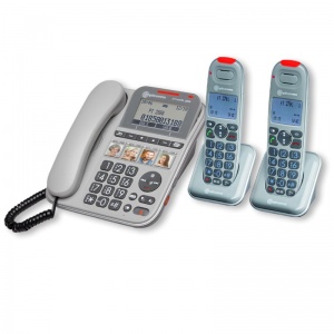 Amplicomms PowerTel 2880 Amplified Telephone with Two Extra Handsets