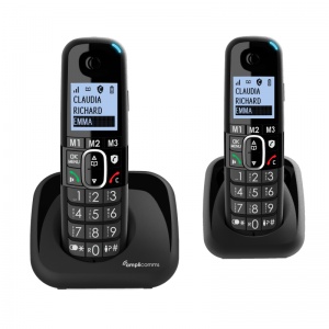 Amplicomms BigTel 1502 Amplified Phone with Number Blocker and Additional Handset