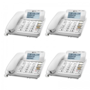 Geemarc CL595 Big Button Corded Phone with Answering Machine (Pack of 4)