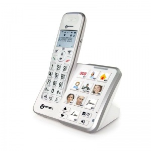 Amplicomms - téléphone fixe filaire BigTel 50 Alarm Plus