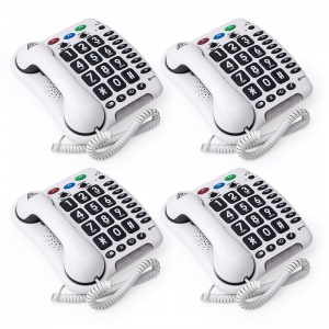 Geemarc ClearSound CL100 Hard of Hearing Amplified Telephones (Pack of 4)