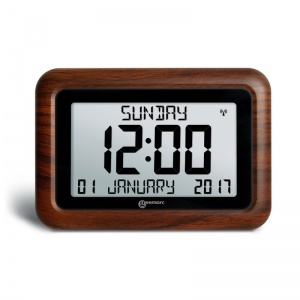 Geemarc Viso10 Wood Effect Dementia Clock