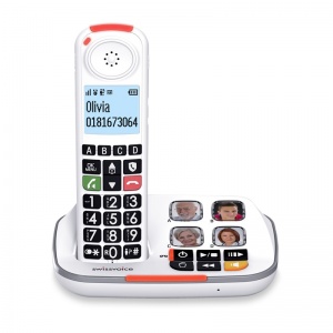 Swissvoice Xtra 2355 Amplified Cordless Telephone with Photo Buttons and Number Blocker