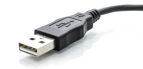 USB cable for connecting headphones